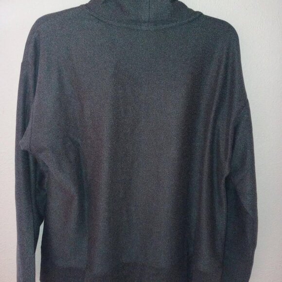 Avalanche Women's Size Large Gray Cowl Neck Long Sleeve Pullover SweatShirt - Picture 4 of 4